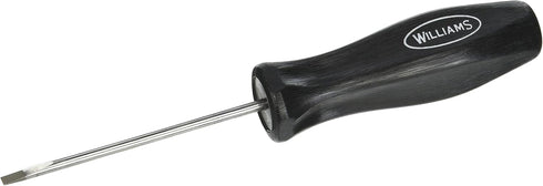 Williams JHWSDE-53 Endurogrip Cabinet Slotted Screwdriver, 3-Inch Blade Length, 1/8-Inch Tip