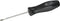 Williams JHWSDE-53 Endurogrip Cabinet Slotted Screwdriver, 3-Inch Blade Length, 1/8-Inch Tip