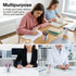moheaaei 48 3.98x2.83in Pcs White Plastic Pen Cups Bulk, Frosted PP Pen Holder Organizer for Desk Stationery & Makeup