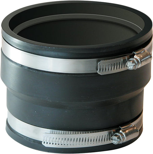 Fernco P1070-33 Flexible PVC Corrugated Pipe Coupling for ADS and Hancor Plumbing Connections