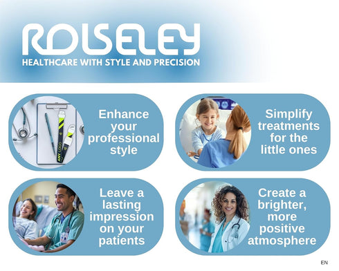 ROLSELEY Medical Tourniquet with Butterfly Purple/Violet Pattern with ABS Plastic Buckle Latex Free Elastic Band