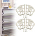 Amagogo 2 Sets 3 Cabinet Flip Shoes Drawer Cabinet Hinges Flip Drawer Hinge Mounting Accessories Shoe Rack Hinges