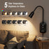 360 60 5 Dimming, 1 Pack Wall Mounted Reading Light for Bed, Headboard Light with Flexible Arm, Hand Wave Sensor