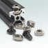 150 Sets Screws Nuts Kit for 2020 Series Corner Bracket Connector, 150Pcs M5 T Nuts + 150Pcs M5 Screws