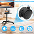Fevbcnrj 4 2 Inch M8 360 PCS TV Stand Wheels, Swivel Caster Wheels Threaded Stem, Heavy Duty Casters with Locking