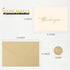 JIXZEN 40 Pack Gilding Thank You Cards with Envelopes & Matching Stickers, Thank You Notes for Wedding, Business, Baby