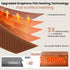 24"x15" 6 Settings Warming Mat for Food, Food Warming Mat Temperature & Timer Upgrade Graphene Fast Full Surface