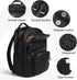 37L Backpack Pack Backpack Leresas Purse for Women Mens Work Travel Teacher Back Laptop Business Vegan Leather Fashion