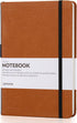 Lemome Thick Classic Notebook with Pen Loop, A5 College Ruled Hardcover, 180 Pages, 8.4 x 5.7 in