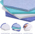 PATIKIL Felt Bulletin Board 11"x9.4", 8 Packs Self-Adhesive Hexagon Tiles for Sound Proofing with 30 Push Pins for Home