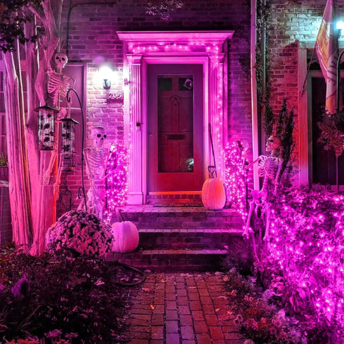 500 Lights,164 8 kemooie LED Pink Valentines Day FT String Lights Outdoor Plug in Waterproof with Twinkle Modes