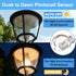 120VAC IP54 180 Photocell Sensor for Outdoor Lights, Dusk to Dawn Light Sensor, Waterproof Photoelectric Switch, Swivel