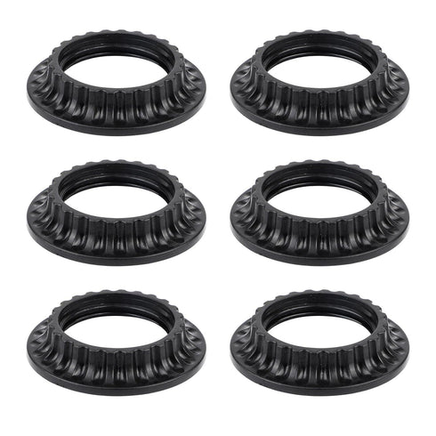 Gosknor 6pcs Light Socket Shade Rings, 1-3/8 Inches Thread Diameter Lamp Shade Retaining