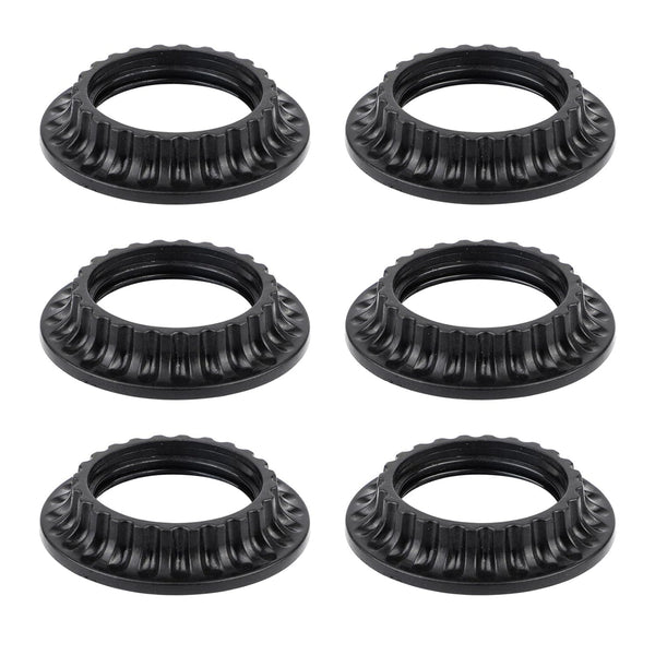 Gosknor 6pcs Light Socket Shade Rings, 1-3/8 Inches Thread Diameter Lamp Shade Retaining