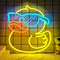 Ajoyferris Duck Neon Sign Cool Duck Neon Lights for Bedroom Dimmable Switch