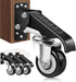 SPACECARE Retractable Workbench Casters Kit, 600Lbs Heavy Duty Caster Wheels for Workbenches, Tables, and Equipment, 4