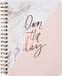 Fringe Studio Spiral Notebook Journal, Marble Split, Narrow Ruled, 192 Pages, Paperback Cover, 7.8" W x 9.75" H