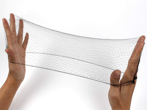 Yes!Fresh Hair Net, 144Pcs, 22" Elastic Mesh for Food Service, Ballet Bun, Sleeping, Women, Black