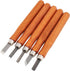 5 Pcs Wood Carving Knife Set, HSS Blades and Quality Wood Handle for DIY Sculpture