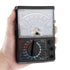 DC/AC Voltage Current Resistance Mechanical Multimeter with Test Leads, Handheld Analog Pointer Tester