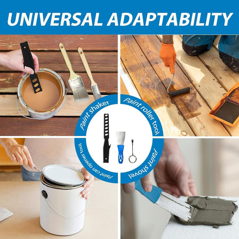 Qrenia 2 4 Set 9 4 Paint Roller Kit with to FT Extension Pole for House Painting - Completed Home Painting with & Paint