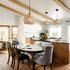 9.8inch Rattan Pendant Lights with Hand-Woven Shade Rattan Light Fixures BohoChandelier Ceiling,Wicker Pendant Lighting