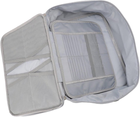 Fireproof File Storage Box, Portable Document Box with Side Handles, Easy to Assemble, Heat Insulated Zipper