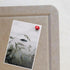 Large Bulletin Board 48 x 36 Inches, Foldable Notice Pin Board for Wall, Decorative Felt Pin Board
