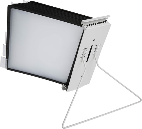 DURABLE Desktop Reference System, 10 Double-Sided Panels, Letter-Size, Black, INSTAVIEW Design