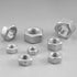 BNUOK 50 Pack #10-24 304 (18-8) #10 Inch Hex Nuts, Stainless Steel Hex Nut, Nut Standard Coarse Thread Hex Machine