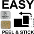 Ring Bell For Service Sign, Adhesive Waterproof Sticker or Door Notice, Silver/Gold/Black, Small Size