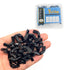 Yoliko 26 4 3/16",1/4",5/16",3/8" Pcs Sizes Wingnuts, Quality Carbon Steel Wing Nuts Black Zinc Plated Fasteners Parts