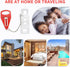 2Pack Portable Door Lock Extra Lock for Additional Privacy and Safety in Home,Hotel and Apartment,Prevent Unauthorized