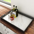 YENHOME Peel and Stick Contact Paper, Waterproof Marble Wallpaper, Self-Adhesive White Contact Paper for Cabinets