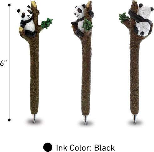 Planet Pens Panda Novelty Pen - Fun Ballpoint Pen for Kids and Adults, Colorful Wildlife Writing Instrument