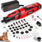SHALL 8V Cordless Rotary Tool Kit, Lightweight 2.5 Ah Battery Rechargeable Dog
