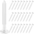 SunDiss 24 Pcs 3 Inch Vinyl Shutter Fastener Window Panel Peg Lok Pin