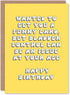 Artery8 Birthday Card Bladder Control Age Issue Fun Funny Happy Joke Humour