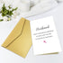 Obbyidk Romantic Annual Reminder Anniversary Card for Husband, Sweet Wedding Anniversary Card from Wife, How Lucky You