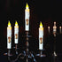 Primitive Battery Tapered Candles Flickering,Decorative Flameless Taper Candles with Timer,6.75Inch Girl Blessed Led Candlestic,Dripless Taper Candle Flame Halloween Christmas Home Decor by TAIANLE