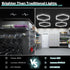 42W 6500K Garage Hexagon Lights, Higher Brightness Hex Garage Lights, Plug and Play, Lightweight DIY Assembly Hexagonal