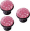 DOITOOL 3pcs Vanity Stool Kitchen Cabinet Knobs Shining Alloy Door Knobs Dressing