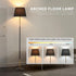 Feijidengshi 3 Dimmable Bulb,60" Modern Floor Lamp for Living Room,Stylish Floor Lamp with Color Temperature LED Small