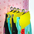 Azar Displays 800004-C Pack of 50 Clear Pegboard Hooks - 4” Polycarbonate Plastic Hook Set for Retail