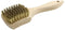 Brush Research Stiff Scrub Block Brush with Paddle Handle, Brass, 8-7/8" Overall
