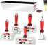 Drywall Hand Tool Kit,Stainless Steel Putty Knife Set Including Joint Knife Taping
