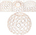 6.3 Inch Angoily Crystal Lampshade Iron Art Ceiling Light Shade Decorative Glass Lamp Cover for Pendant and Wall