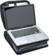 Case-It 2 Inch 3 D-Ring Zipper Binder with Padded Laptop Case, Shoulder Strap, LT-117, Black