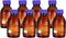 PATIKIL 8 Pack 500ml Borosilicate Glass Reagent Media Storage Bottles with GL45 Blue Screw Cap
