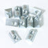 1/4"-20 Threaded Steel Roll in T-Nut with Ball Spring, T-Slot Nuts for 10 Series Aluminum Extrusion Profiles